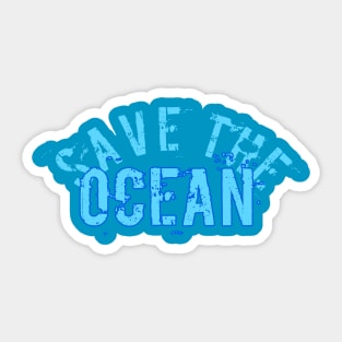 Save the ocean Sticker